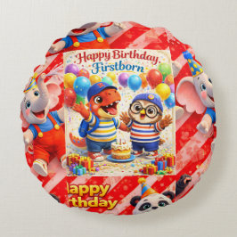 First round character cushion de rund kudde