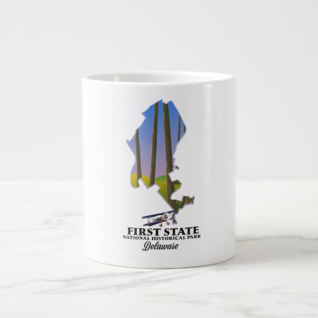 First State National Historical Park Delaware Jumbo Mugg (Framsidan)