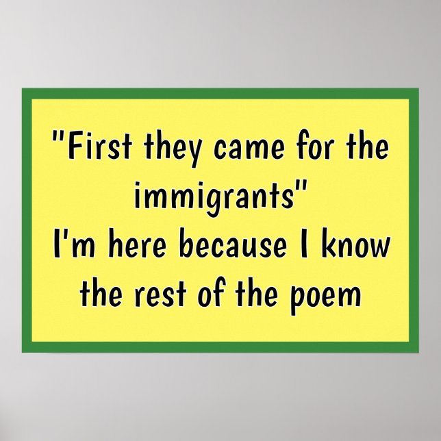 First they came for poster (Framsidan)