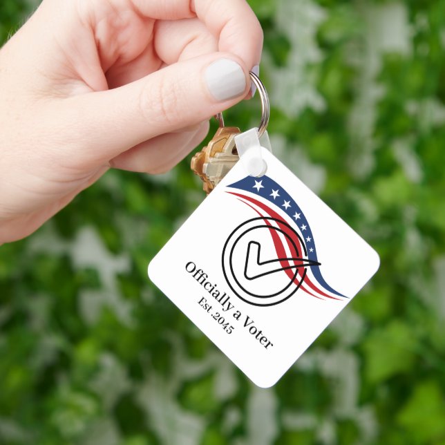 First Time Voter Keychain Nyckelring (Hand)