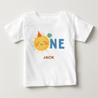 First Trip Around the Sun Personalized Kids Shirt  T