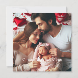 First Valentines day farmor | Anpassningsbar Photo