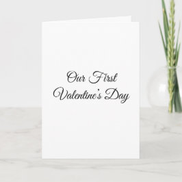 First Valentine's Day Together | Valentines Card Kort