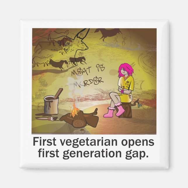 First Vegetarian Magnet (Framsidan)