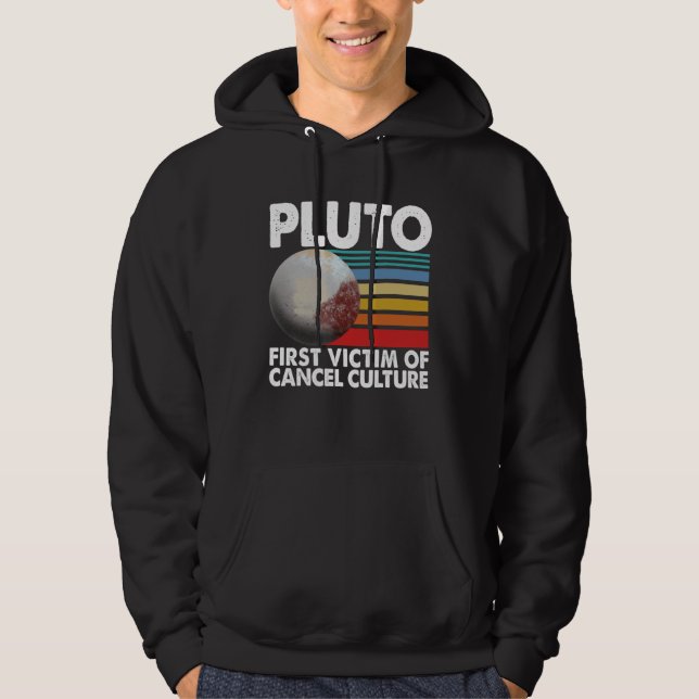 First Victim Of Cancel Culture Women Pluto Solar S Hoodie (Framsida)