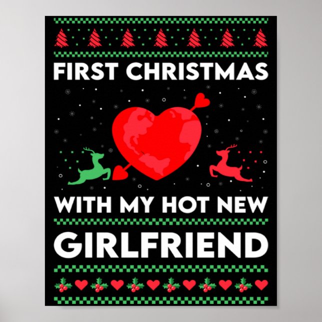First Xmas With My New Girlfriend Men Ugly Christ  Poster (Framsidan)