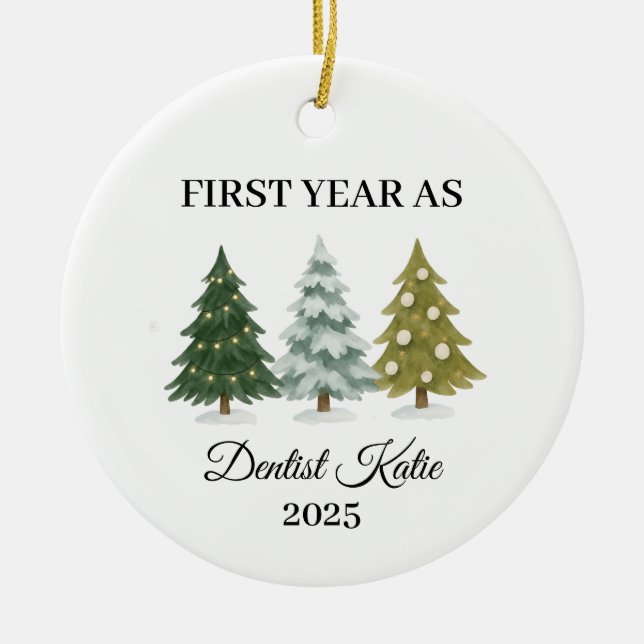 First Year as Dentist, Dentist Ornament (Framsidan)
