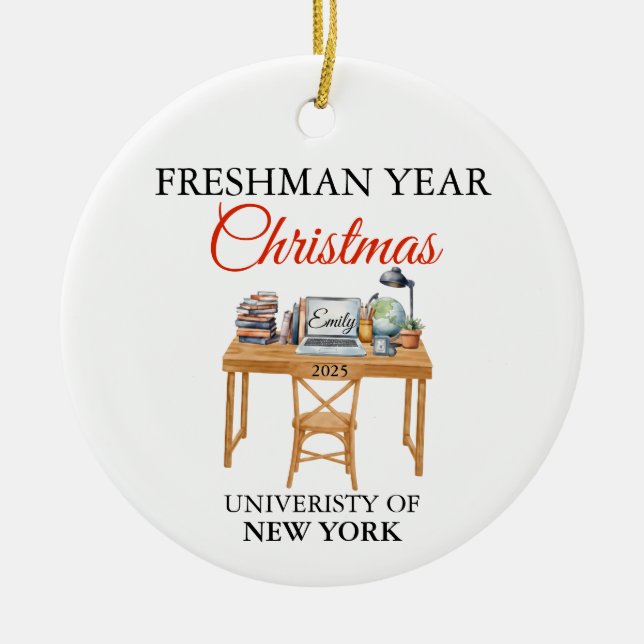 First Year At High School Ornament 2025, Freshman  (Framsidan)