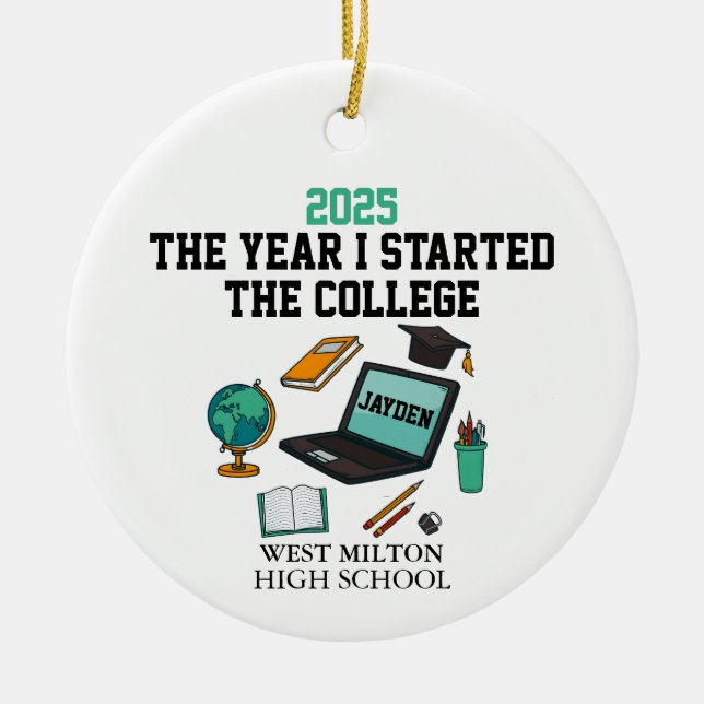 First Year of High School Ornament 2025, Freshman  (Framsidan)