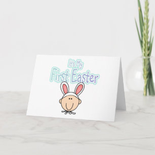 firsteasterrabitears helgkort