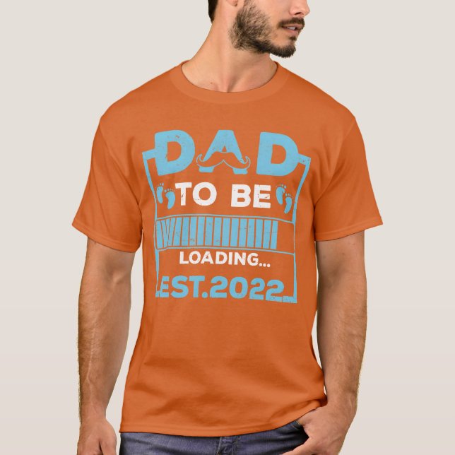 Firstime Far Baby Firstime Pappa 2022-flicka T Shirt (Framsida)