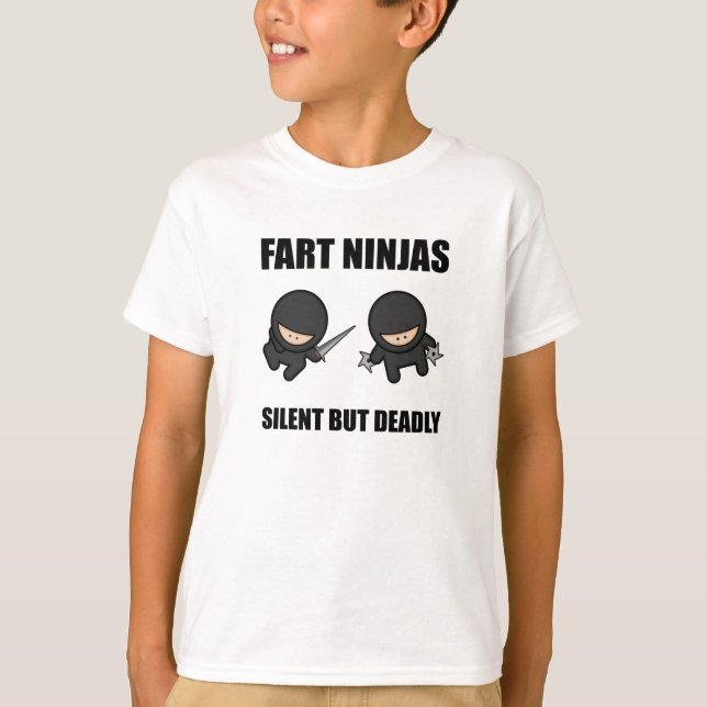 Fis tysta Ninjas men dödligt Tee (Framsida)