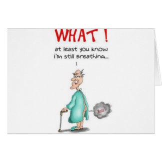 Fisa gamal man hälsningskort