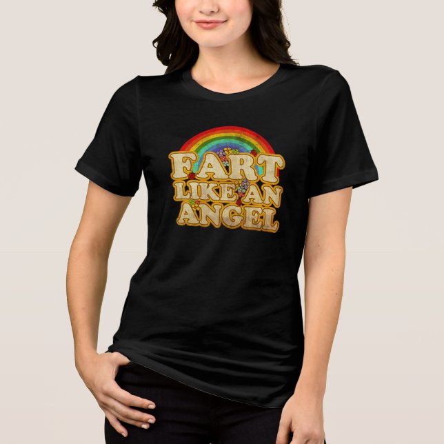 Fisa som en ängel t shirt (Framsida)