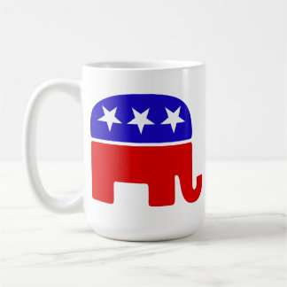 Fiscally konservativ, socialt fantastisk - elefant kaffemugg
