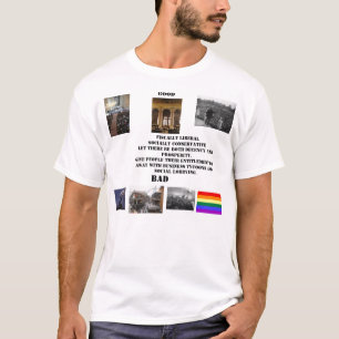 Fiscally liberal person, socialt konservativ tee