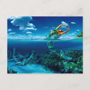 Fische - Postkarte Vykort