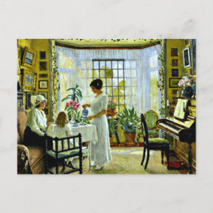 Fischer - eftermiddag Tea Vykort
