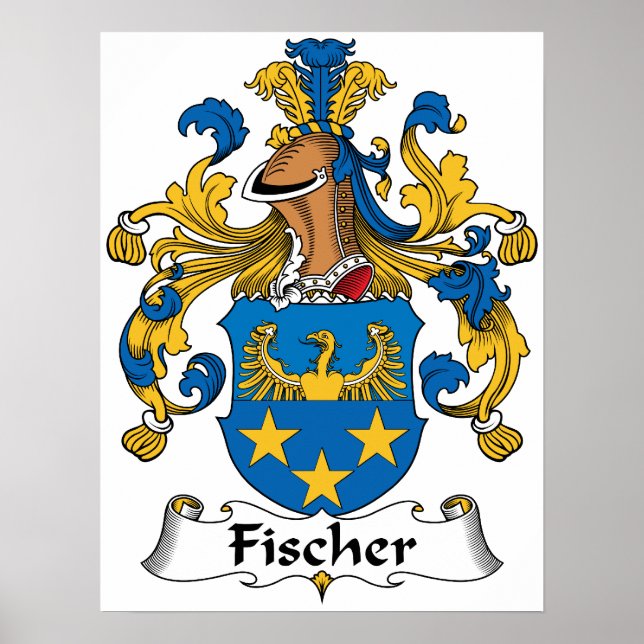 Fischer Family Crest Poster (Framsidan)