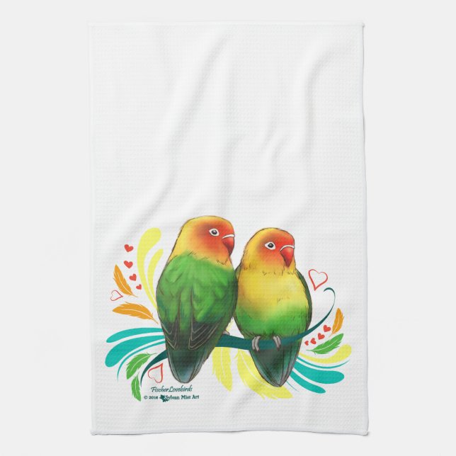 Fischer Lovebird Kökshandduk (Vertikal)