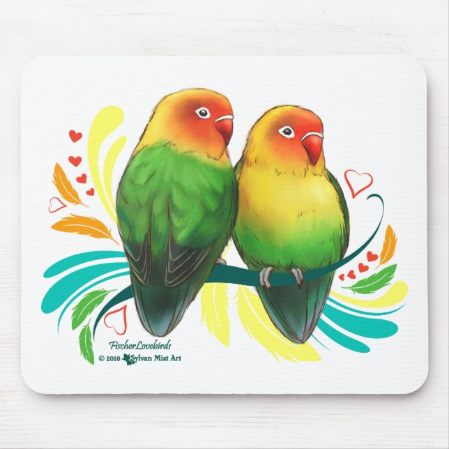 Fischer Lovebird Musmatta (Framsidan)