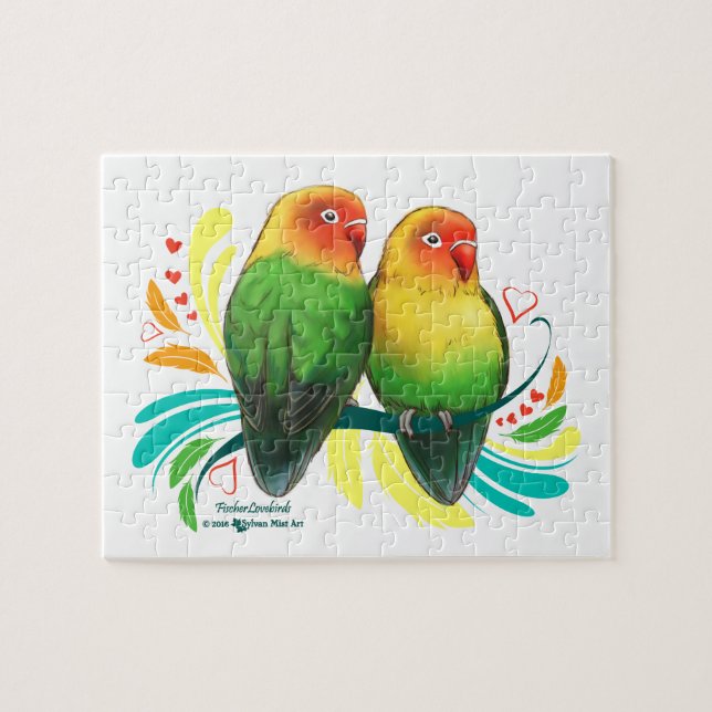 Fischer Lovebird Pussel (Horisontell)