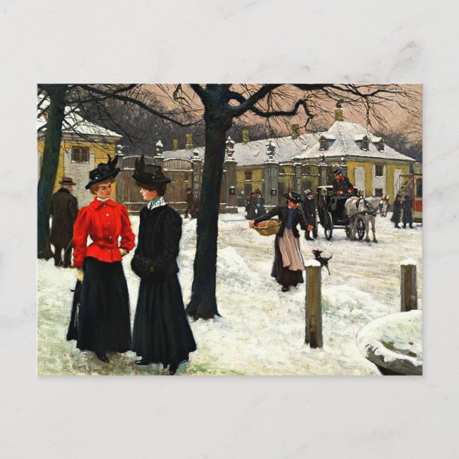 Fischer - På Frederiksberg Rundel Vykort (Framsida)