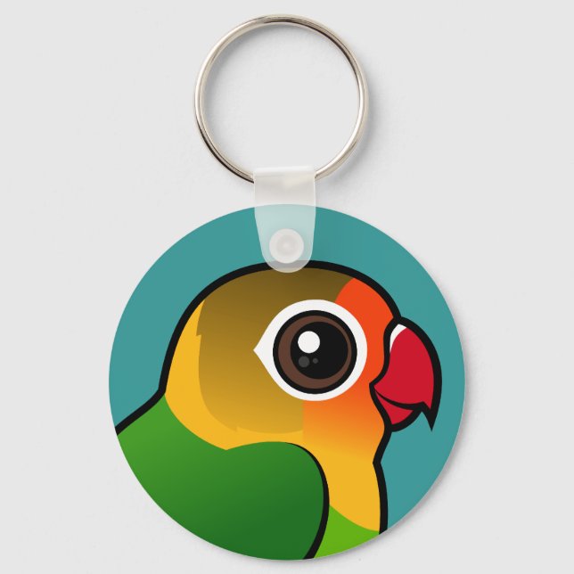 Fischer's Lovebird Nyckelring (Framsida)