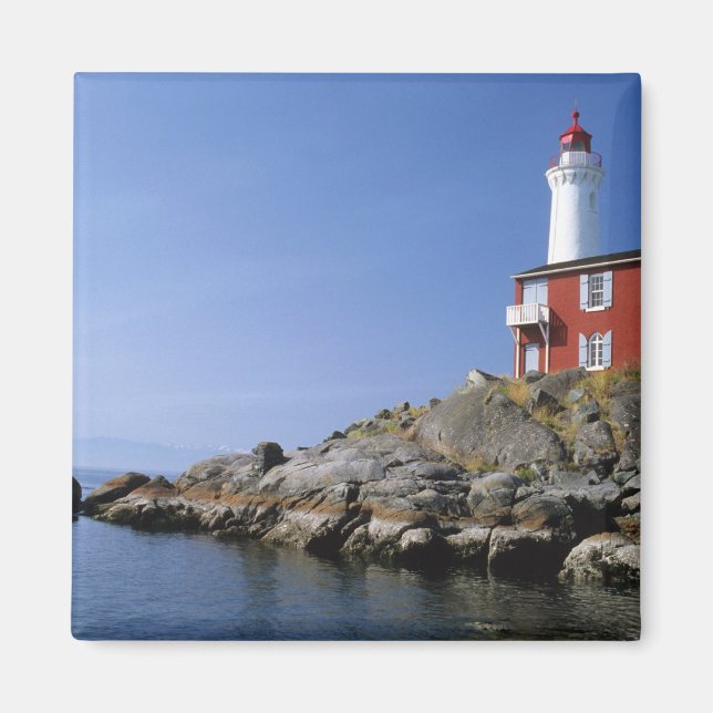 Fisgard Lighthouse i Fort Rodd Hill Magnet (Framsidan)