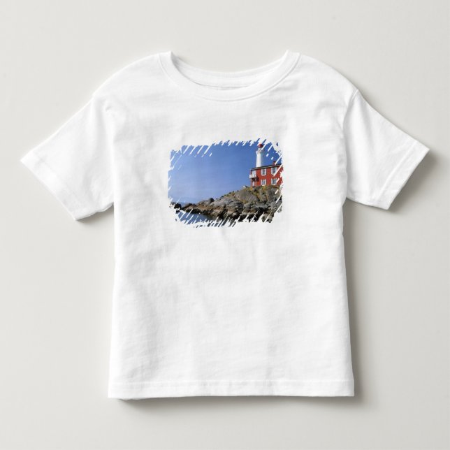 Fisgard Lighthouse i Fort Rodd Hill Tee Shirt (Framsida)