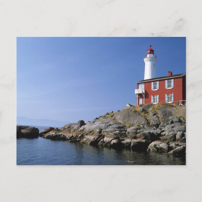 Fisgard Lighthouse i Fort Rodd Hill Vykort (Framsida)
