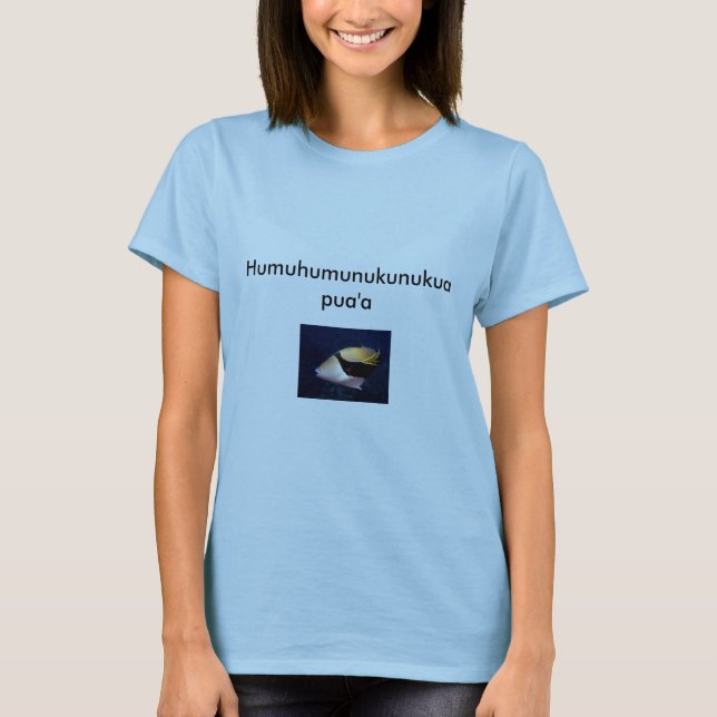 fish09 Humuhumunukunukuapua'a T Shirt (Framsida)