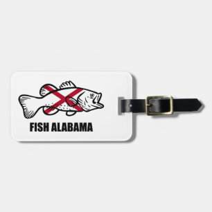Fish Alabama Bagagebricka