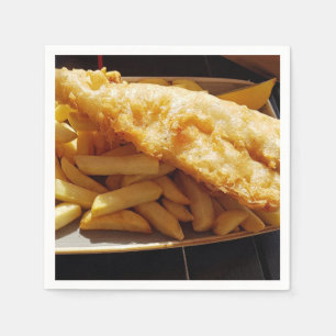 Fish and Chips Pappersservett