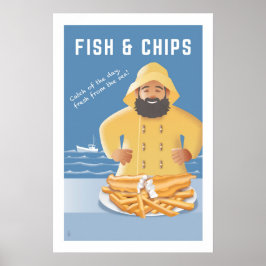 Fish and Chips Poster