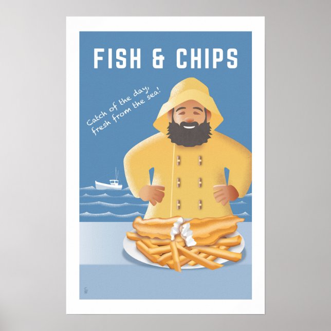 Fish and Chips Poster (Framsidan)
