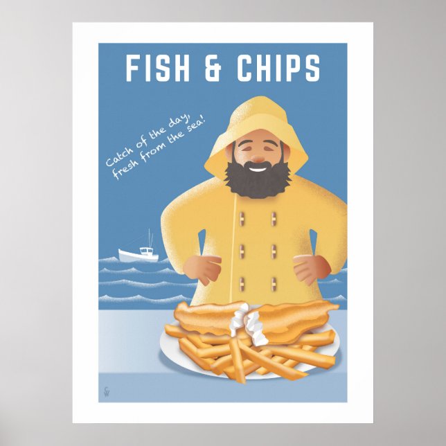 Fish and Chips Poster (Framsidan)
