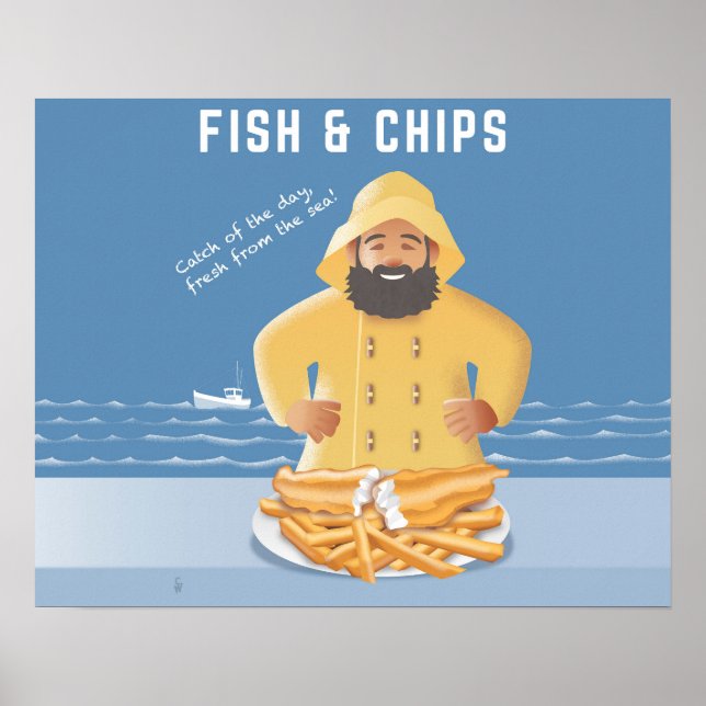 Fish and Chips Poster (Framsidan)