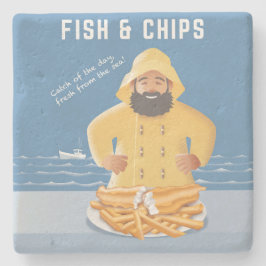 Fish and Chips Stenunderlägg