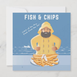Fish and Chips vykort