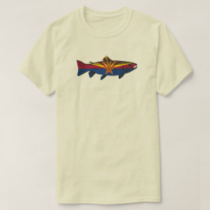 Fish Arizona Flagga Trout T Shirt