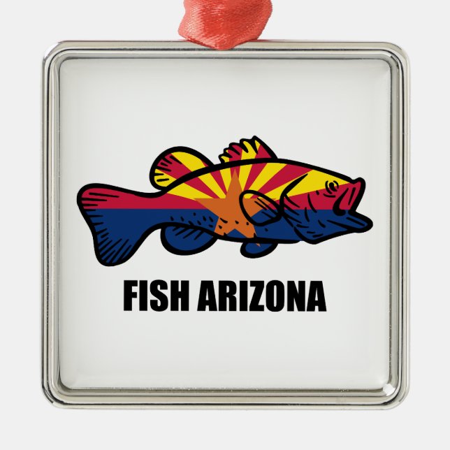 Fish Arizona Julgransprydnad Metall (Framsidan)