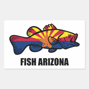 Fish Arizona Rektangulärt Klistermärke