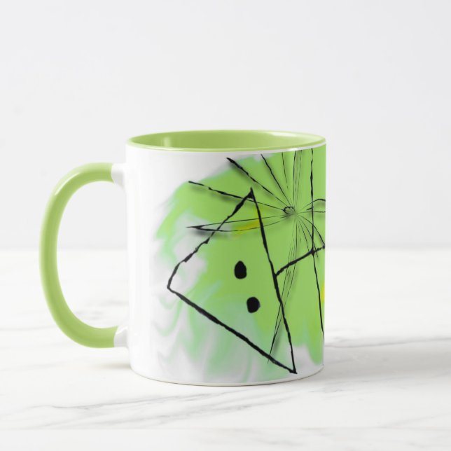 Fish Art Ceramic Mugg (Vänster)