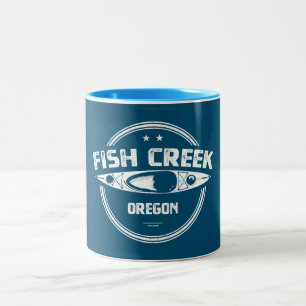 Fish Bäck Oregon Kayak Två-Tonad Mugg