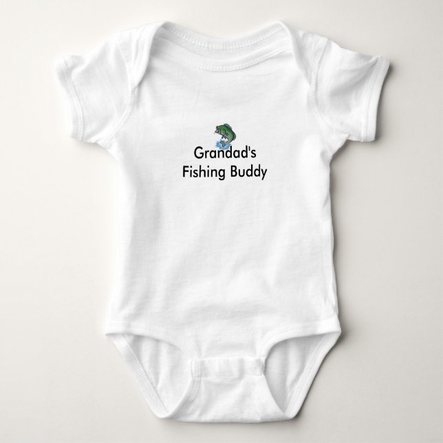fish_cartoon grandads fiskekompis tee (Framsida)