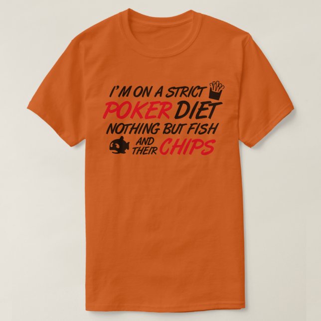 Fish chip t shirt (Design framsida)
