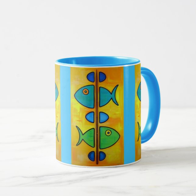 fish coffee mug mugg (Framsida höger)