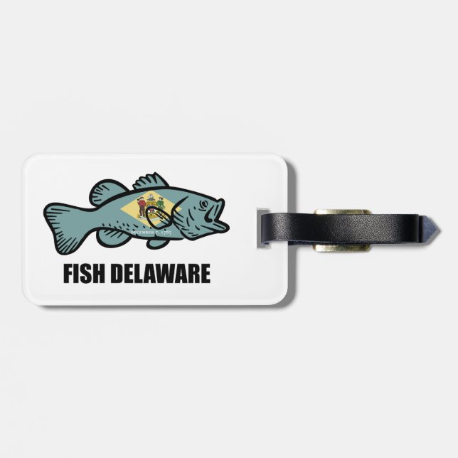 Fish Delaware Bagagebricka (Baksida Vågrät)