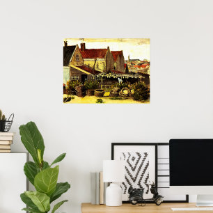 Fish Dining Barn av Vincent van Gogh Poster
